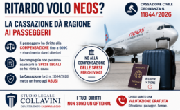 Neos, ritardi aerei e spese legali: la Cassazione richiama le compagnie aeree. Basta scoraggiare i passeggeri che chiedono giustizia